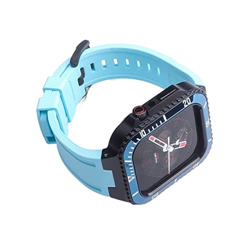 KCHSRKHXC Modified Kit Metal Watch Case With Band,For Band Series 8 7 45mm,Stainless Steel Cover+Strap Retrofit Set Accessories,For Series 6 5 4 SE KCHSRKHXC Modified Kit Metal Watch Case With Band,For Band Series 8 7 45mm,Stainless Steel Cover+Strap Retrofit Set Accessories,For Series 6 5 4 SE von KCHSRKHXC