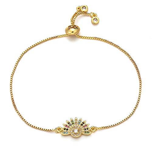 KCHSRKHXC Multicoly Cubic Zirkonia Sun Charme weibliche Slider -Kette und Modeschmuck Geschenk KCHSRKHXC Multicoly Cubic Zirkonia Sun Charme weibliche Slider -Kette und Modeschmuck Geschenk von KCHSRKHXC
