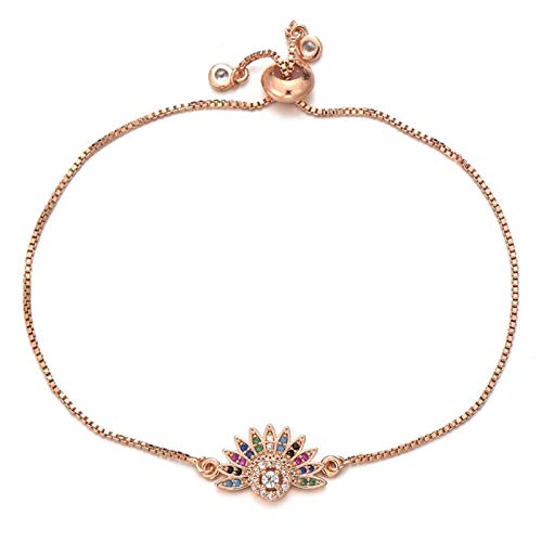 KCHSRKHXC Multicoly Cubic Zirkonia Sun Charme weibliche Slider -Kette und Modeschmuck Geschenk KCHSRKHXC Multicoly Cubic Zirkonia Sun Charme weibliche Slider -Kette und Modeschmuck Geschenk von KCHSRKHXC