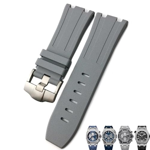 KCHSRKHXC Natural Harz Fluor Gummi 28mm Uhrenbandersatz für Audemars Royal Oak Piguet Offshore AP Uhrengurt KCHSRKHXC Natural Harz Fluor Gummi 28mm Uhrenbandersatz für Audemars Royal Oak Piguet Offshore AP Uhrengurt von KCHSRKHXC