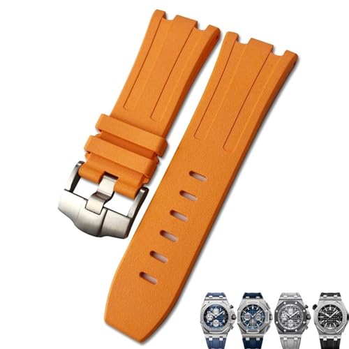 KCHSRKHXC Natural Harz Fluor Gummi 28mm Uhrenbandersatz für Audemars Royal Oak Piguet Offshore AP Uhrengurt KCHSRKHXC Natural Harz Fluor Gummi 28mm Uhrenbandersatz für Audemars Royal Oak Piguet Offshore AP Uhrengurt von KCHSRKHXC