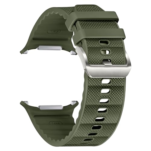 KCHSRKHXC Silikon -Nylonband für Galaxy Watch Ultra -Gurt 47 mm funktionaler Sportgurt Armband Uhrenbands von KCHSRKHXC
