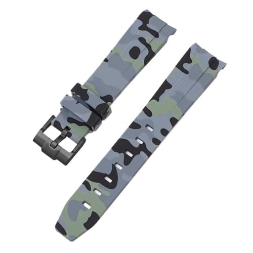 KCHSRKHXC Tarngurt für Omega für geeignet für Swatch -Monde für Swatch gebogene Ende Silikon Gummiarmband Frauen Sport Uhren -Band Accessorie 20mm KCHSRKHXC Tarngurt für Omega für geeignet für Swatch -Monde für Swatch gebogene Ende Silikon Gummiarmband Frauen Sport Uhren -Band Accessorie 20mm von KCHSRKHXC