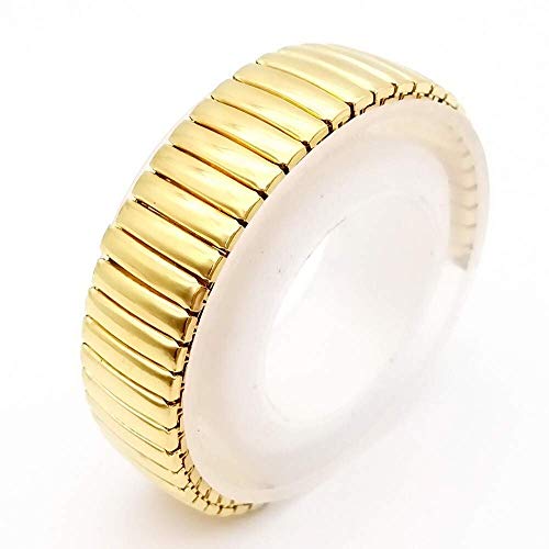 KCHSRKHXC Uhrengurt 12 14 16 18 20 22 mm Stretchausdehnung Edelstahlteile Band Silber Metall Armbänder Accessoires Armband von KCHSRKHXC