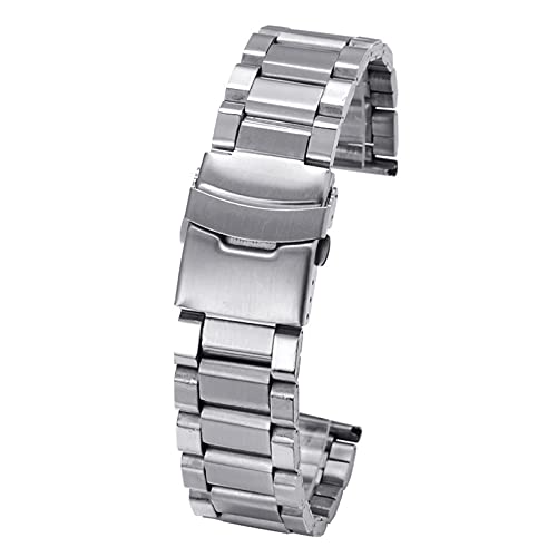 KCHSRKHXC Uhrengurt 12 mm 14 mm 16 mm 18 mm 20 mm 22 mm 24 mm Breite Edelstahl Klaspland -Accessoire -Werkzeug von KCHSRKHXC