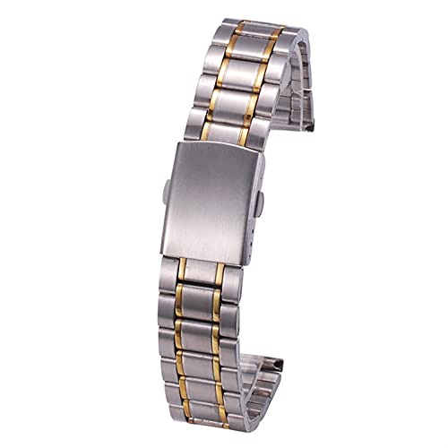 KCHSRKHXC Uhrengurt 12 mm 14 mm 16 mm 18 mm 20 mm 22 mm 24 mm Breite Edelstahl Klaspland -Accessoire -Werkzeug von KCHSRKHXC