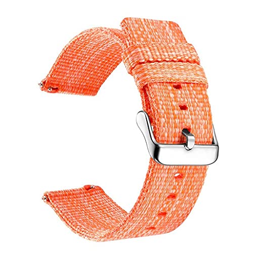 KCHSRKHXC Uhrengurt 22 mm 20 mm Nylon Uhrengurt 22 mm Schnellschachtband 18 mm 20 mm (grau, 20 mm) von KCHSRKHXC