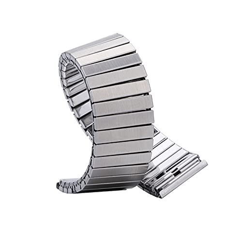KCHSRKHXC Uhrengurt Edelstahl Flexible einzigartiges Metall Universal Armband Armband 14 mm 16 mm 18 mm 20 mm 22 mm von KCHSRKHXC