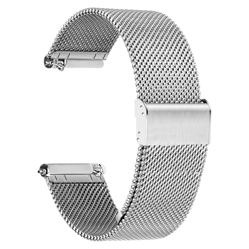 KCHSRKHXC Watch Band Metal Quick Release Watch Bands für Männer Frauen Edelstahl Smart Watches Gurt Armband Ersatz 18mm 20 mm 22 mm von KCHSRKHXC