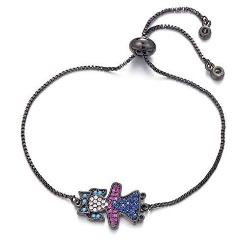 Multicolor Kubikzirkonia Figur Knoten Mädchen Charme Geschenk Home Schmuck Mode Charme Frauen Mädchen von KCHSRKHXC