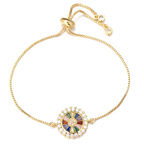 Wunderschöne Prinzessinnen-Zirkonia-Kette, rund, verstellbar, für Damen, Hochzeitsschmuck Wunderschöne Prinzessinnen-Zirkonia-Kette, rund, verstellbar, für Damen, Hochzeitsschmuck von KCHSRKHXC