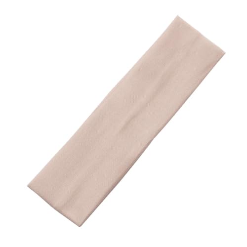 1PC Band Yoga Kopfbedeckungen for Frauen Haar Zubehör Einfarbig Sport Stirnbänder Yoga Haarbänder Elastisch (Color : Beige) von KCHYCV