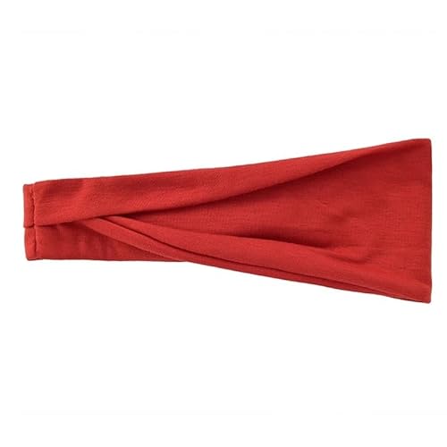 Einfarbiges dehnbares Haarband for Damen, Yoga-Stirnband, Turban, Make-up-Haarband, Kopfbedeckung, Haar-Accessoire (Color : 21, Size : 22.5x10cm) von KCHYCV