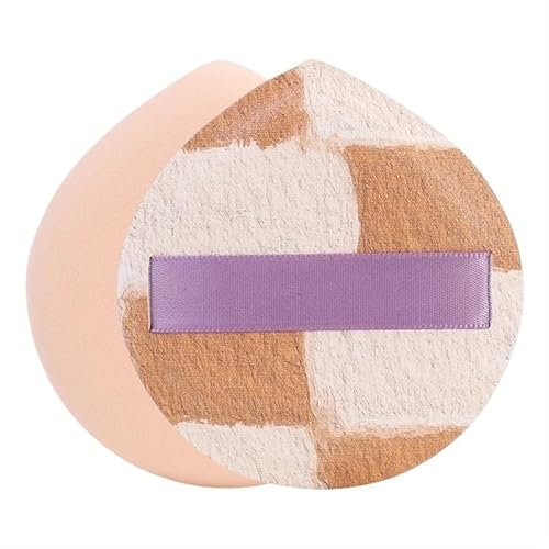 Fixierpuderquaste, Make-up-Puderquaste für Frauen, feuchtes und trockenes Puderquaste, wiederverwendbar, Puderquaste (Typ 2) von KCHYCV