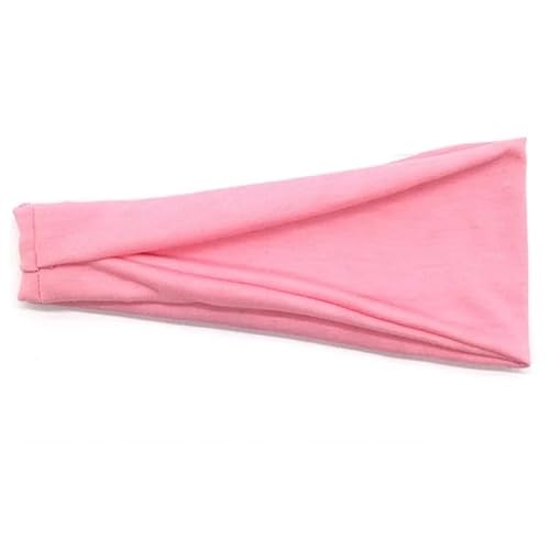 Frauen Stirnband Einfarbig Breiter Turban Twist Gestrickte Baumwolle Sport Yoga Haarband Verdreht Geknotet Headwrap Winter Haar Zubehör (Color : 9) von KCHYCV