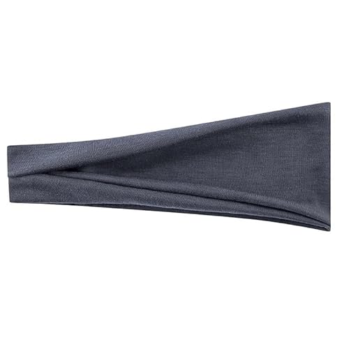 Frauen Stirnband Turban Einfarbig Elastische Haarbänder Yoga Haarband Make-Up Haar Hoop Vintag Headwrap Haar Zubehör (Color : Z18) von KCHYCV