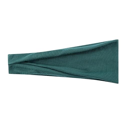 Frauen Stirnband Turban Einfarbig Elastische Haarbänder Yoga Haarband Make-Up Haar Hoop Vintag Headwrap Haar Zubehör (Color : Z19) von KCHYCV