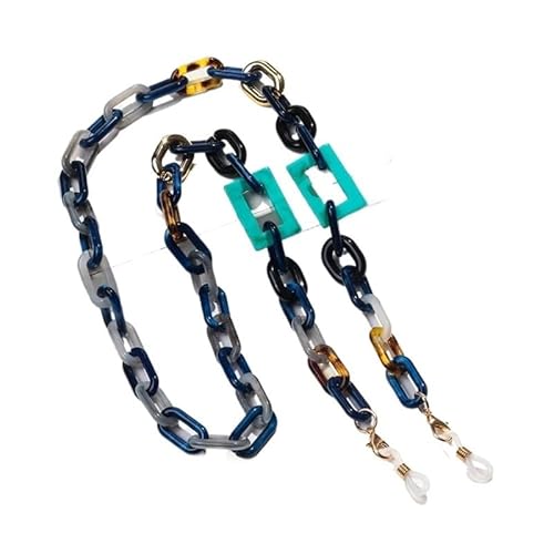 KCHYCV Brillenkette und Umhängeband for Damen, for Sonnenbrillen, leichtes, langlebiges Design, Zubehör gegen Verlust(Blue_4pcs) von KCHYCV