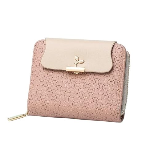 Münzgeldbörsen for Damen Geldbörsen aus Leder for Damen Kompakte Clutch for Damen Tragbare Clutch Einfache Kartenbörse Kleine Geldbörse for Damen Mehrere Kartenfächer und Geldfächer Mittlere Kapazität von KCHYCV