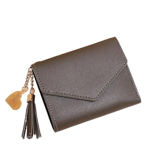 Münzgeldbörsen for Damen Geldbörsen aus Leder for Damen Kompakte Clutch for Damen Tragbare Clutch Einfache Kartenbörse Kleine Geldbörse for Damen Mehrere Kartenfächer und Geldfächer Mittlere Kapazität von KCHYCV