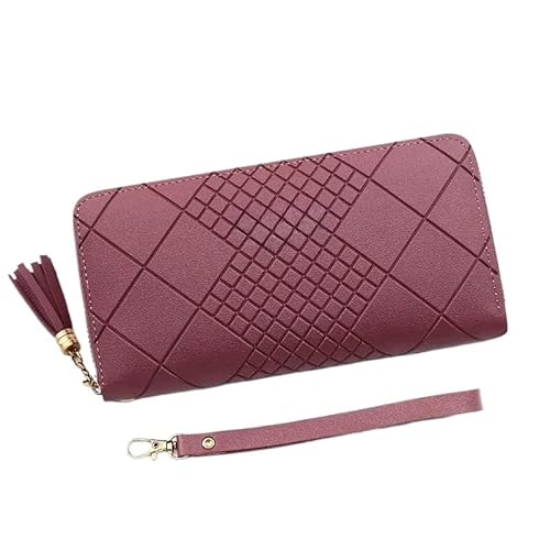 Münzgeldbörsen for Damen Geldbörsen aus Leder for Damen Kompakte Clutch for Damen Tragbare Clutch Einfache Kartenbörse Kleine Geldbörse for Damen Mehrere Kartenfächer und Geldfächer Mittlere Kapazität von KCHYCV