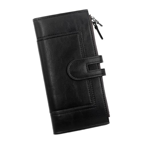Münzgeldbörsen for Damen Geldbörsen aus Leder for Damen Kompakte Clutch for Damen Tragbare Clutch Einfache Kartenbörse Kleine Geldbörse for Damen Mehrere Kartenfächer und Geldfächer Mittlere Kapazität von KCHYCV