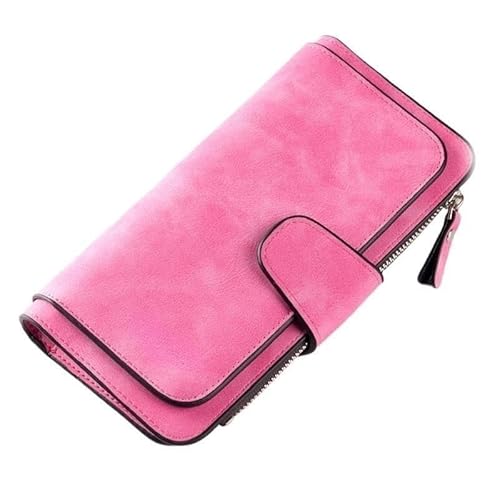 Münzgeldbörsen for Damen Geldbörsen aus Leder for Damen Kompakte Clutch for Damen Tragbare Clutch Einfache Kartenbörse Kleine Geldbörse for Damen Mehrere Kartenfächer und Geldfächer Mittlere Kapazität von KCHYCV