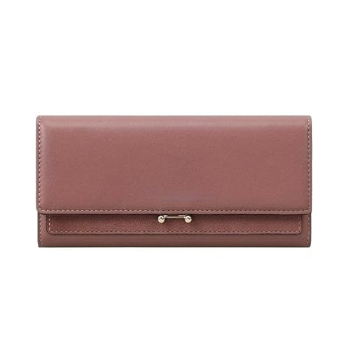Münzgeldbörsen for Damen Geldbörsen aus Leder for Damen Kompakte Clutch for Damen Tragbare Clutch Einfache Kartenbörse Kleine Geldbörse for Damen Mehrere Kartenfächer und Geldfächer Mittlere Kapazität von KCHYCV
