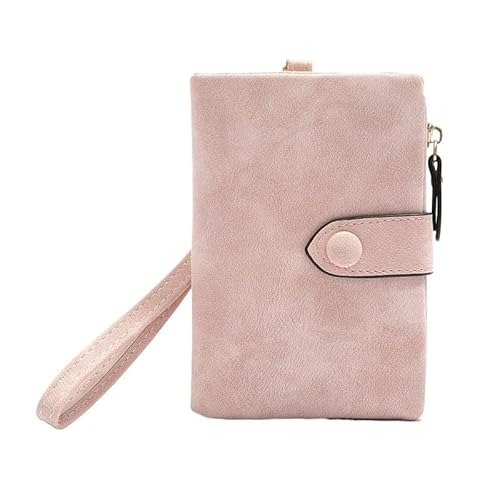Münzgeldbörsen for Damen Geldbörsen aus Leder for Damen Kompakte Clutch for Damen Tragbare Clutch Einfache Kartenbörse Kleine Geldbörse for Damen Mehrere Kartenfächer und Geldfächer Mittlere Kapazität von KCHYCV