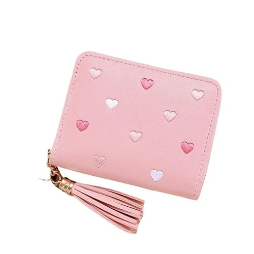 Münzgeldbörsen for Damen Geldbörsen aus Leder for Damen Kompakte Clutch for Damen Tragbare Clutch Einfache Kartenbörse Kleine Geldbörse for Damen Mehrere Kartenfächer und Geldfächer Mittlere Kapazität von KCHYCV