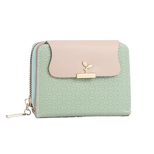 Münzgeldbörsen for Damen Geldbörsen aus Leder for Damen Kompakte Clutch for Damen Tragbare Clutch Einfache Kartenbörse Kleine Geldbörse for Damen Mehrere Kartenfächer und Geldfächer Mittlere Kapazität von KCHYCV