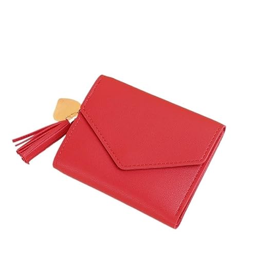Münzgeldbörsen for Damen Geldbörsen aus Leder for Damen Kompakte Clutch for Damen Tragbare Clutch Einfache Kartenbörse Kleine Geldbörse for Damen Mehrere Kartenfächer und Geldfächer Mittlere Kapazität von KCHYCV