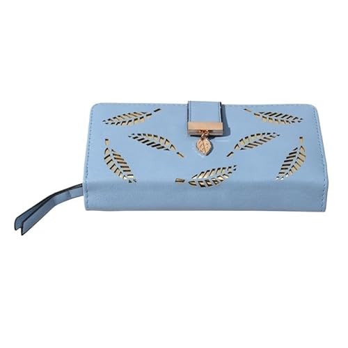 Münzgeldbörsen for Damen Geldbörsen aus Leder for Damen Kompakte Clutch for Damen Tragbare Clutch Einfache Kartenbörse Kleine Geldbörse for Damen Mehrere Kartenfächer und Geldfächer Mittlere Kapazität von KCHYCV