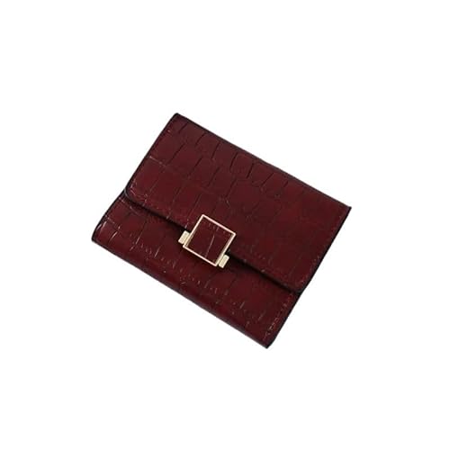 Münzgeldbörsen for Damen Geldbörsen aus Leder for Damen Kompakte Clutch for Damen Tragbare Clutch Einfache Kartenbörse Kleine Geldbörse for Damen Mehrere Kartenfächer und Geldfächer Mittlere Kapazität von KCHYCV