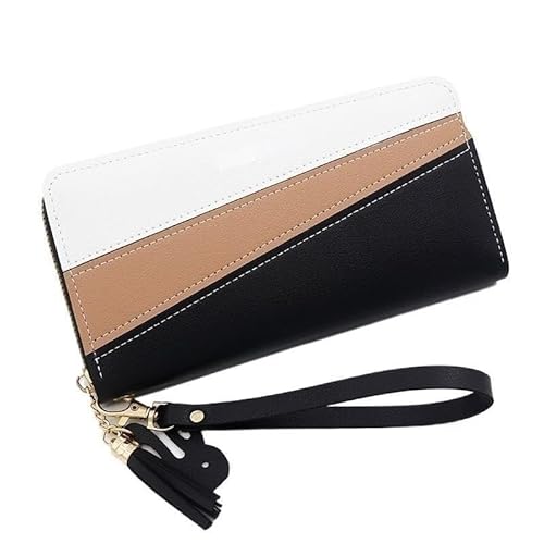 Münzgeldbörsen for Damen Geldbörsen aus Leder for Damen Kompakte Clutch for Damen Tragbare Clutch Einfache Kartenbörse Kleine Geldbörse for Damen Mehrere Kartenfächer und Geldfächer Mittlere Kapazität von KCHYCV