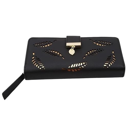 Münzgeldbörsen for Damen Geldbörsen aus Leder for Damen Kompakte Clutch for Damen Tragbare Clutch Einfache Kartenbörse Kleine Geldbörse for Damen Mehrere Kartenfächer und Geldfächer Mittlere Kapazität von KCHYCV