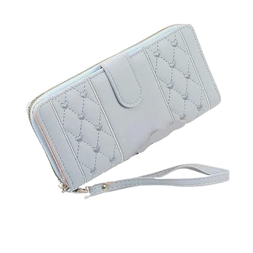 Münzgeldbörsen for Damen Geldbörsen aus Leder for Damen Kompakte Clutch for Damen Tragbare Clutch Einfache Kartenbörse Kleine Geldbörse for Damen Mehrere Kartenfächer und Geldfächer Mittlere Kapazität von KCHYCV