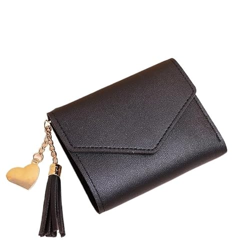 Münzgeldbörsen for Damen Geldbörsen aus Leder for Damen Kompakte Clutch for Damen Tragbare Clutch Einfache Kartenbörse Kleine Geldbörse for Damen Mehrere Kartenfächer und Geldfächer Mittlere Kapazität von KCHYCV