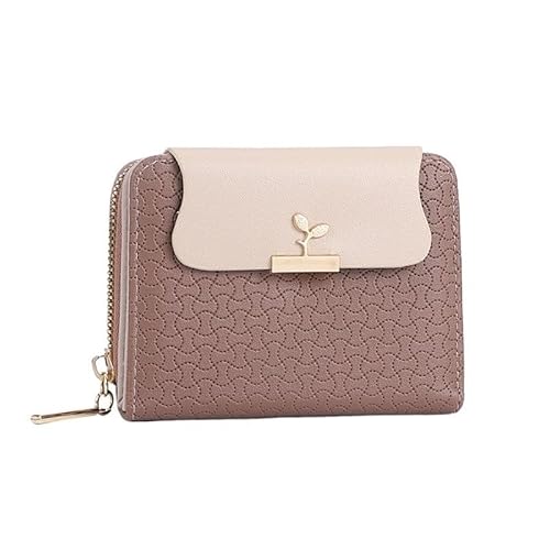 Münzgeldbörsen for Damen Geldbörsen aus Leder for Damen Kompakte Clutch for Damen Tragbare Clutch Einfache Kartenbörse Kleine Geldbörse for Damen Mehrere Kartenfächer und Geldfächer Mittlere Kapazität von KCHYCV
