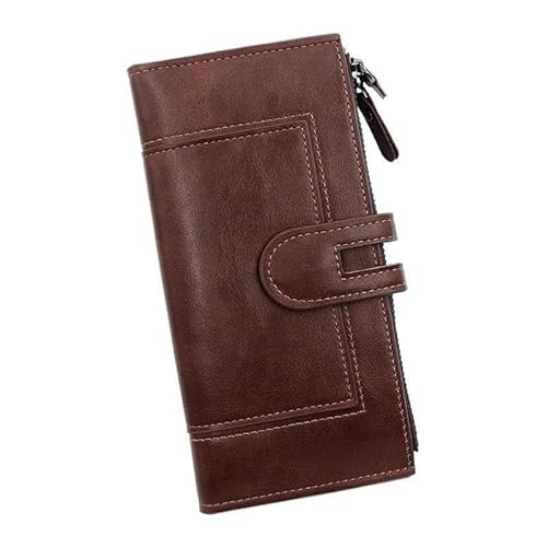 Münzgeldbörsen for Damen Geldbörsen aus Leder for Damen Kompakte Clutch for Damen Tragbare Clutch Einfache Kartenbörse Kleine Geldbörse for Damen Mehrere Kartenfächer und Geldfächer Mittlere Kapazität von KCHYCV