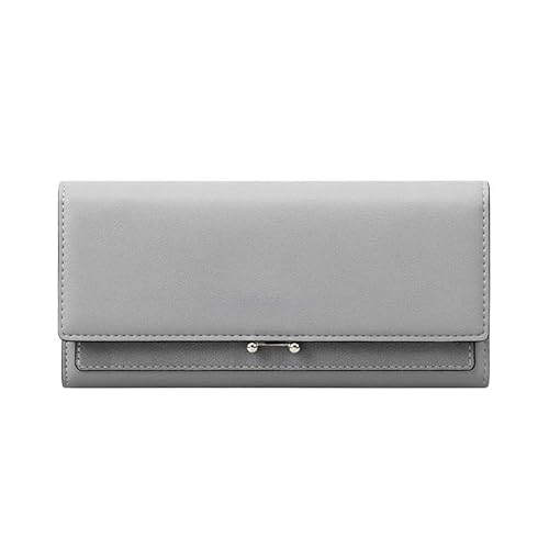 Münzgeldbörsen for Damen Geldbörsen aus Leder for Damen Kompakte Clutch for Damen Tragbare Clutch Einfache Kartenbörse Kleine Geldbörse for Damen Mehrere Kartenfächer und Geldfächer Mittlere Kapazität von KCHYCV