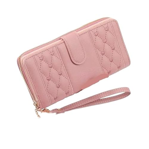 Münzgeldbörsen for Damen Geldbörsen aus Leder for Damen Kompakte Clutch for Damen Tragbare Clutch Einfache Kartenbörse Kleine Geldbörse for Damen Mehrere Kartenfächer und Geldfächer Mittlere Kapazität von KCHYCV
