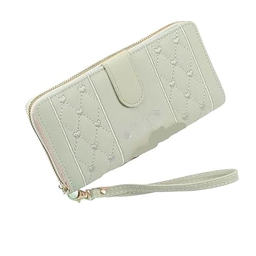 Münzgeldbörsen for Damen Geldbörsen aus Leder for Damen Kompakte Clutch for Damen Tragbare Clutch Einfache Kartenbörse Kleine Geldbörse for Damen Mehrere Kartenfächer und Geldfächer Mittlere Kapazität von KCHYCV