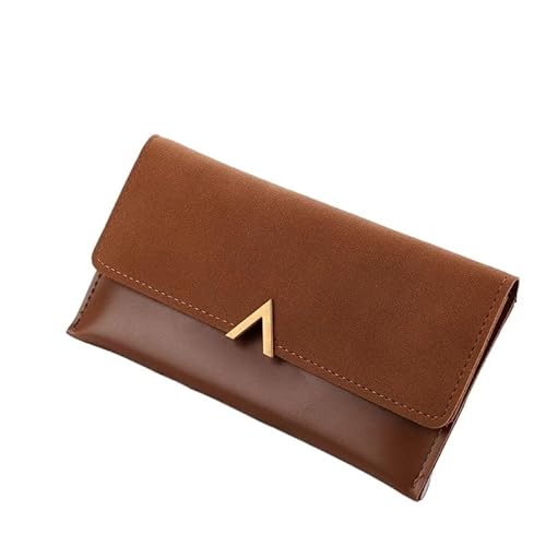 Münzgeldbörsen for Damen Geldbörsen aus Leder for Damen Kompakte Clutch for Damen Tragbare Clutch Einfache Kartenbörse Kleine Geldbörse for Damen Mehrere Kartenfächer und Geldfächer Mittlere Kapazität von KCHYCV