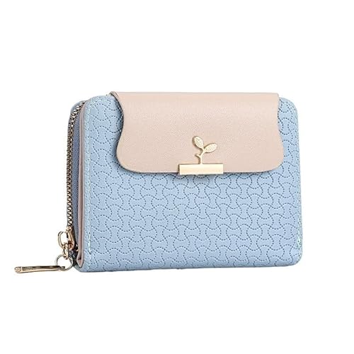 Münzgeldbörsen for Damen Geldbörsen aus Leder for Damen Kompakte Clutch for Damen Tragbare Clutch Einfache Kartenbörse Kleine Geldbörse for Damen Mehrere Kartenfächer und Geldfächer Mittlere Kapazität von KCHYCV