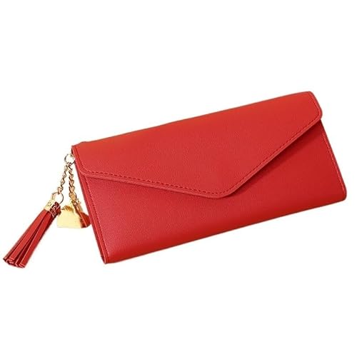 Münzgeldbörsen for Damen Geldbörsen aus Leder for Damen Kompakte Clutch for Damen Tragbare Clutch Einfache Kartenbörse Kleine Geldbörse for Damen Mehrere Kartenfächer und Geldfächer Mittlere Kapazität von KCHYCV