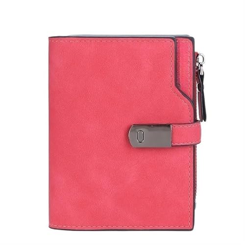 Münzgeldbörsen for Damen Geldbörsen aus Leder for Damen Kompakte Clutch for Damen Tragbare Clutch Einfache Kartenbörse Kleine Geldbörse for Damen Mehrere Kartenfächer und Geldfächer Mittlere Kapazität von KCHYCV