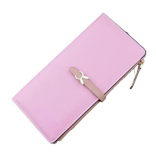 Münzgeldbörsen for Damen Geldbörsen aus Leder for Damen Kompakte Clutch for Damen Tragbare Clutch Einfache Kartenbörse Kleine Geldbörse for Damen Mehrere Kartenfächer und Geldfächer Mittlere Kapazität von KCHYCV