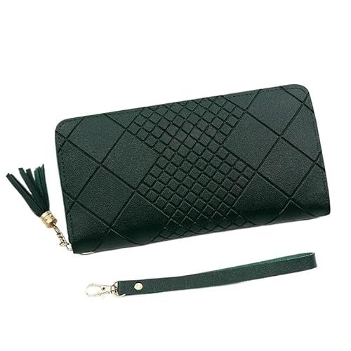 Münzgeldbörsen for Damen Geldbörsen aus Leder for Damen Kompakte Clutch for Damen Tragbare Clutch Einfache Kartenbörse Kleine Geldbörse for Damen Mehrere Kartenfächer und Geldfächer Mittlere Kapazität von KCHYCV