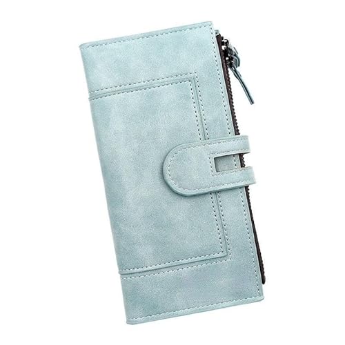 Münzgeldbörsen for Damen Geldbörsen aus Leder for Damen Kompakte Clutch for Damen Tragbare Clutch Einfache Kartenbörse Kleine Geldbörse for Damen Mehrere Kartenfächer und Geldfächer Mittlere Kapazität von KCHYCV